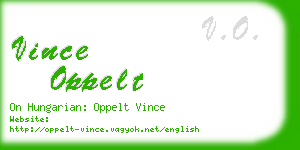 vince oppelt business card